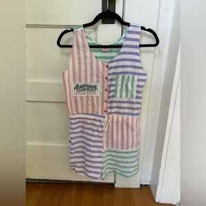Vintage Striped Romper